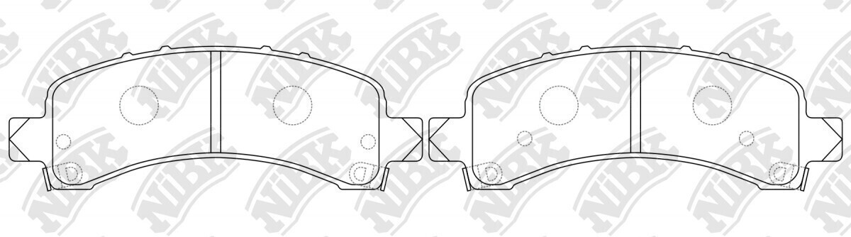 D974 XI  BRAKE PADS REAR