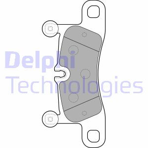 LP2233 DELPHI  BRAKE PADS REAR