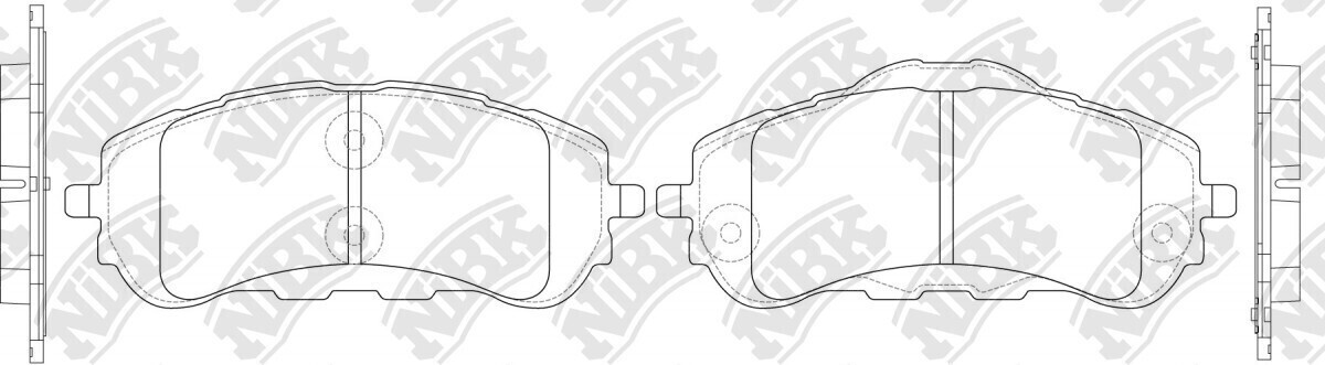 D1889 DUCHI  BRAKE PADS FRONT