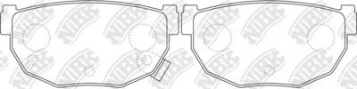 D272 ATE  BRAKE PADS REAR