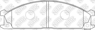 D333 NEW YORK  BRAKE PADS FRONT