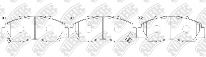 D503 TRUST  BRAKE PADS FRONT
