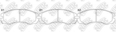 D579 EVS  BRAKE PADS FRONT