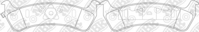 D625 VELOCITY  BRAKE PADS REAR