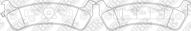 D625 VELOCITY  BRAKE PADS REAR