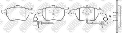 D736 KITPRO  BRAKE PADS FRONT