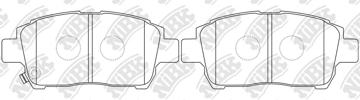 D822 NEW YORK  BRAKE PADS FRONT