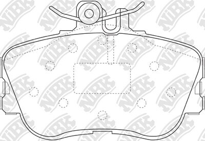 PSBP140027 TAKAYAMA BRAKE PADS FRONT