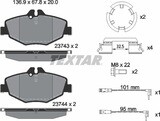 23743 TEXTAR  BRAKE PADS FRONT