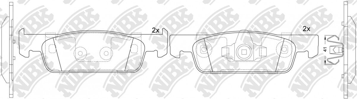 25702 FRAS-ME  BRAKE PADS FRONT