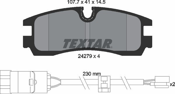 D754 AIRUI  BRAKE PADS REAR