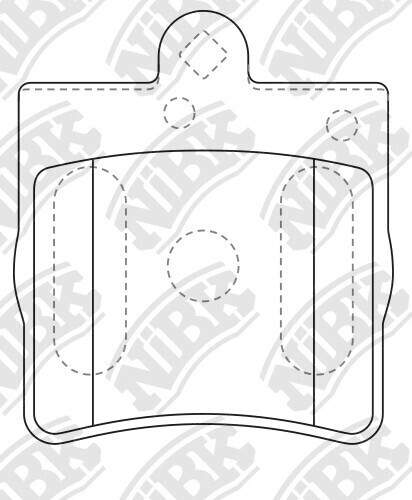 D779 TERFU  BRAKE PADS REAR