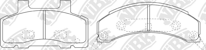 D845 VELOCITY  BRAKE PADS FRONT
