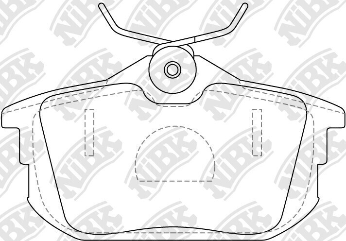 D838 IFK  BRAKE PADS REAR