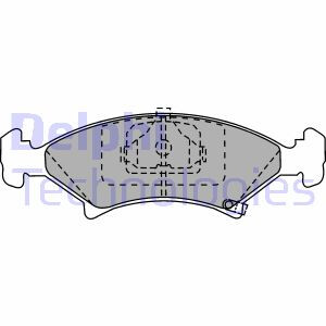 LP912 DELPHI  BRAKE PADS FRONT