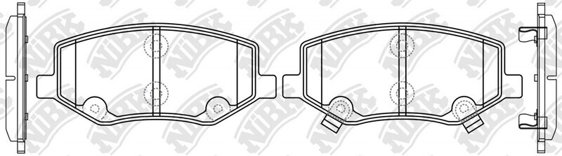 GDB7973 BOSON  BRAKE PADS FRONT
