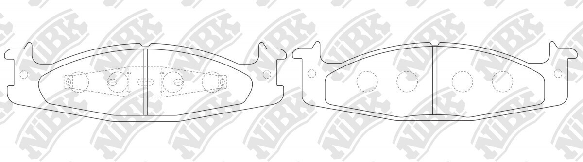 MKD1045S PARTS MASTER  BRAKE PADS FRONT