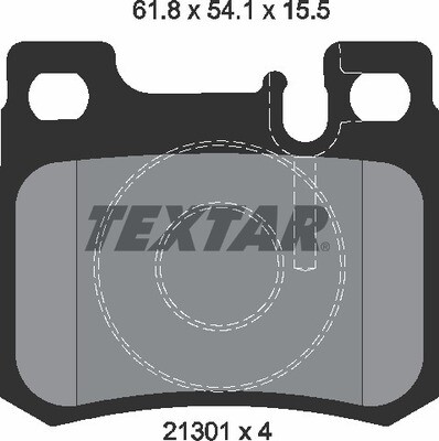 21301 HKJ  BRAKE PADS REAR