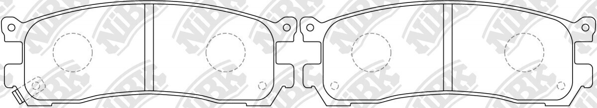 AT553 ATE  BRAKE PADS REAR 13.0464-2295.2