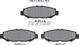 AT572 ATE  BRAKE PADS REAR 13.0464-2275.2