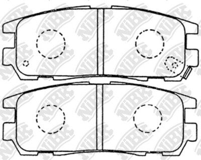D580 SATISFIED   BRAKE PADS REAR