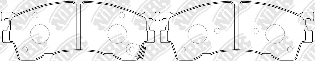 D637 GAM  BRAKE PADS FRONT