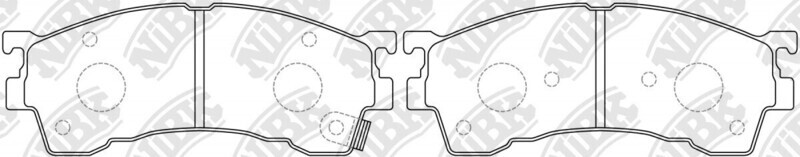 D637 GAM  BRAKE PADS FRONT