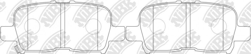 D865 MAGNUM PRO  BRAKE PADS REAR