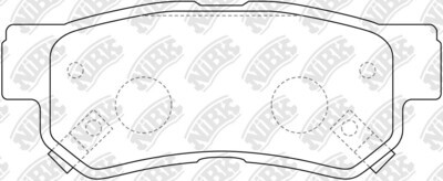 D863 BROAKE  BRAKE PADS REAR