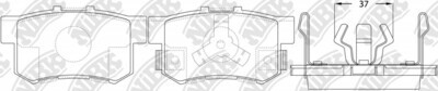 DB1728 CERAMATE  BRAKE PADS REAR
