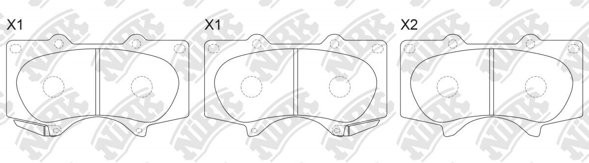D976 BREMS KRAFT  BRAKE PADS FRONT