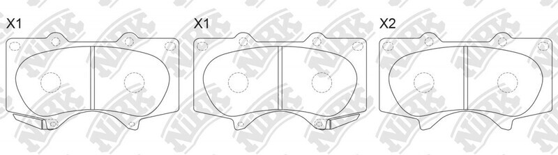 D976 BREMS KRAFT  BRAKE PADS FRONT