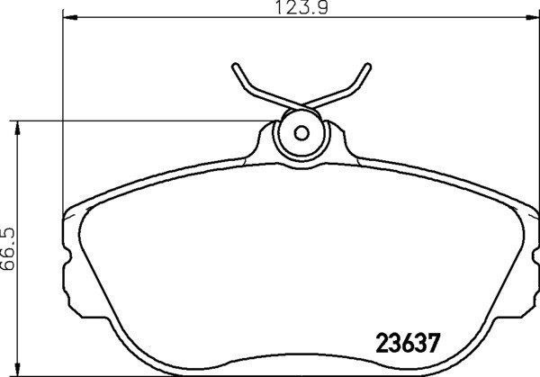 GX601 MONROE  BRAKE PADS FRONT