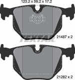 21487 TEXTAR BRAKE PADS REAR