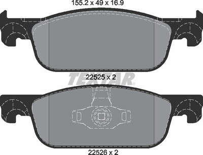 22525 FRAS-ME  BRAKE PADS FRONT