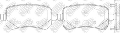 D1021 MASUMA  BRAKE PADS REAR
