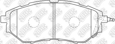 D1078 KELITE  BRAKE PADS FRONT