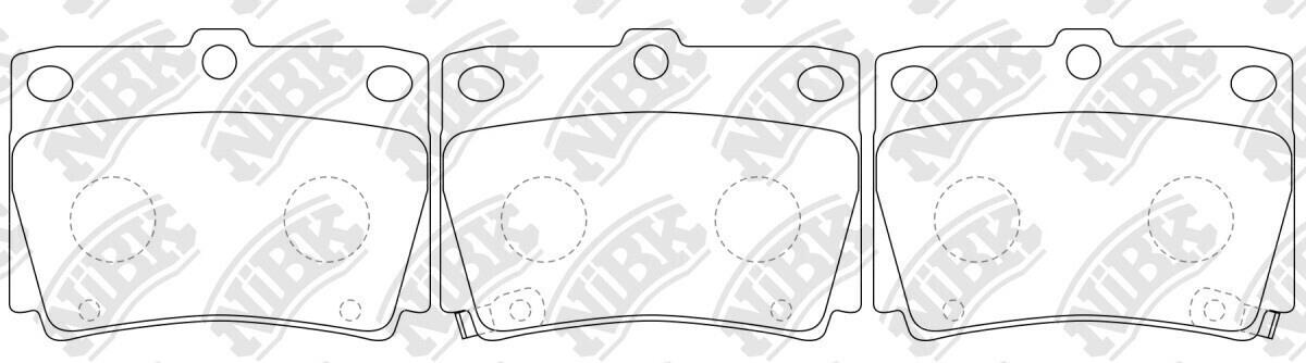 D733 MAGNUM PRO  BRAKE PADS REAR