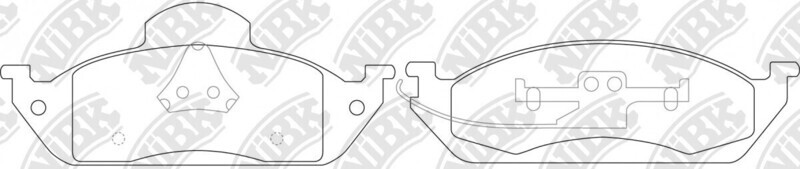 D760 XINYI  BRAKE PADS FRONT