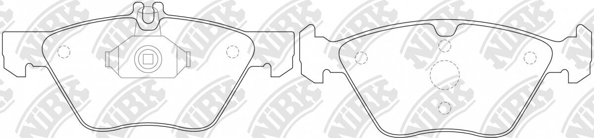 D853 ULTRA PREMIUM BRAKE PADS FRONT