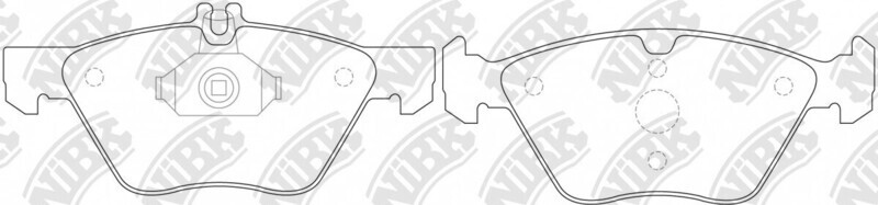 D853 ULTRA PREMIUM BRAKE PADS FRONT