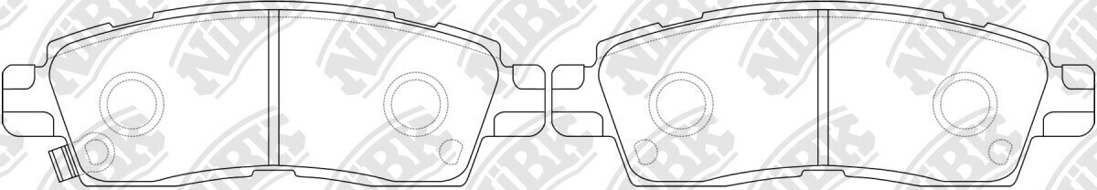 D883 DY  BRAKE PADS REAR