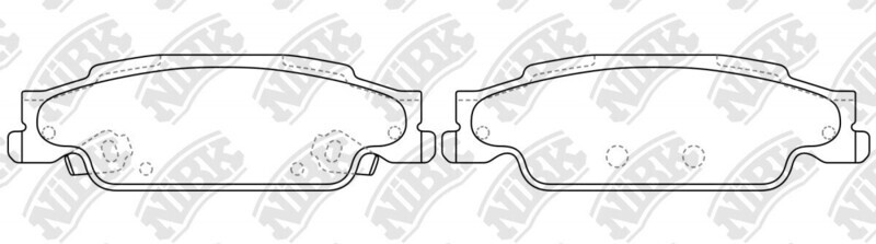 D922 HONGYU  BRAKE PADS REAR
