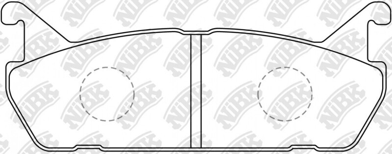 AT458 ATE  BRAKE PADS REAR 13.0464-2059.2