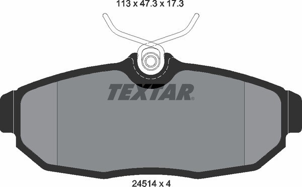 D1082 BENDIX  BRAKE PADS REAR
