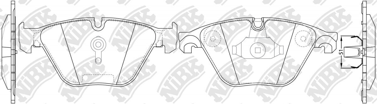 D1260 TURTLE  BRAKE PADS FRONT