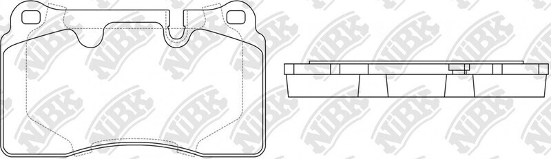 D1263 ISO  BRAKE PADS FRONT