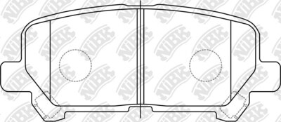 D1281 MAGNUM PRO  BRAKE PADS REAR