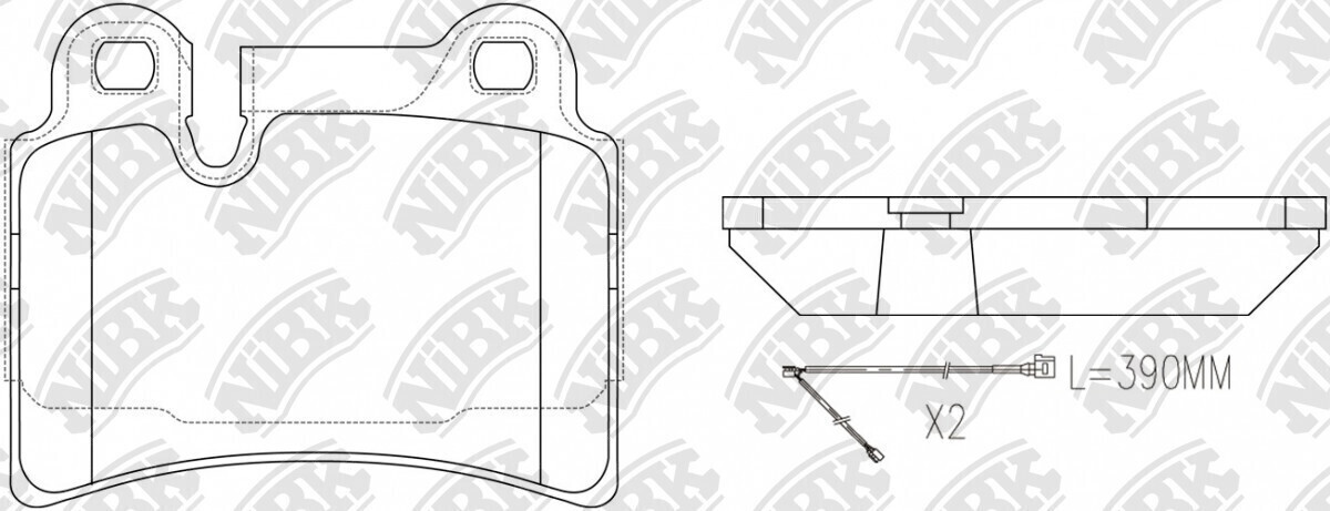 D1277 FIRELOCK  BRAKE PADS REAR