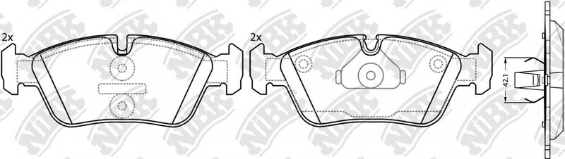 D781 TATK  BRAKE PADS FRONT